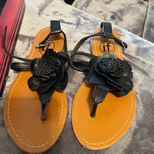 Black sandals